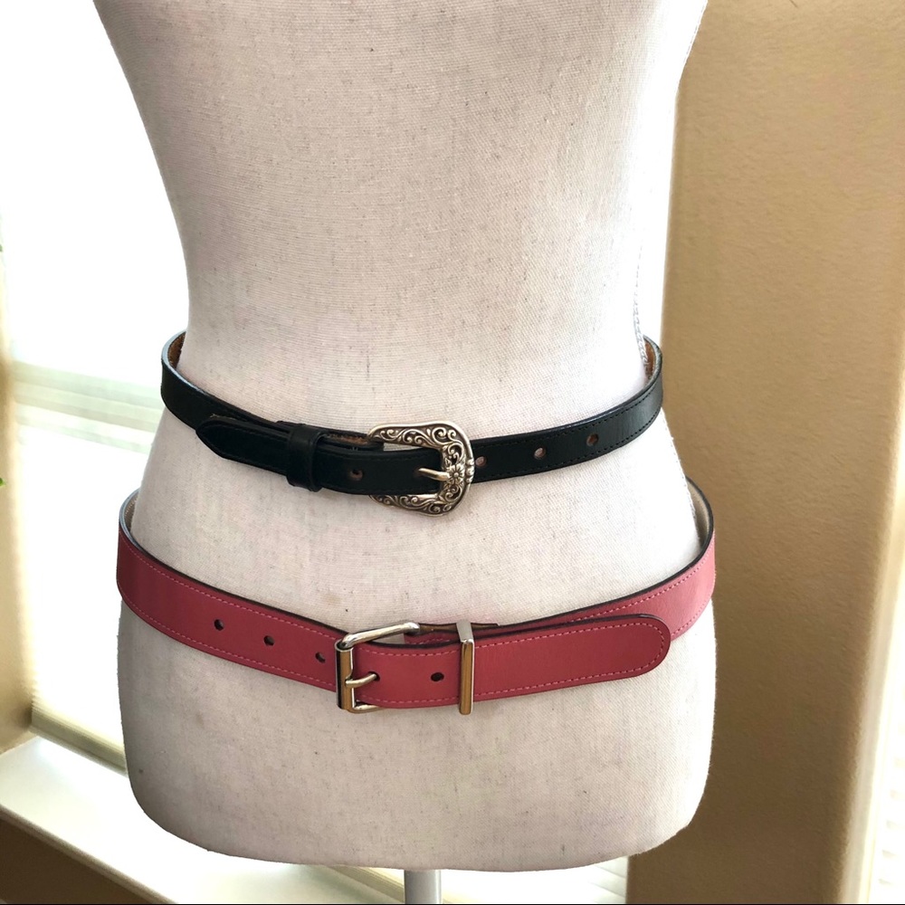 Banana Republic Italian Leather Belt Size S-M - Picture 7 of 8